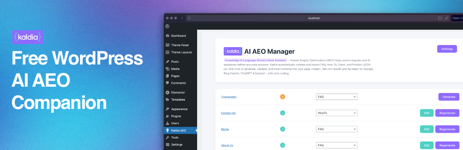 Kaldia AEO Manager
