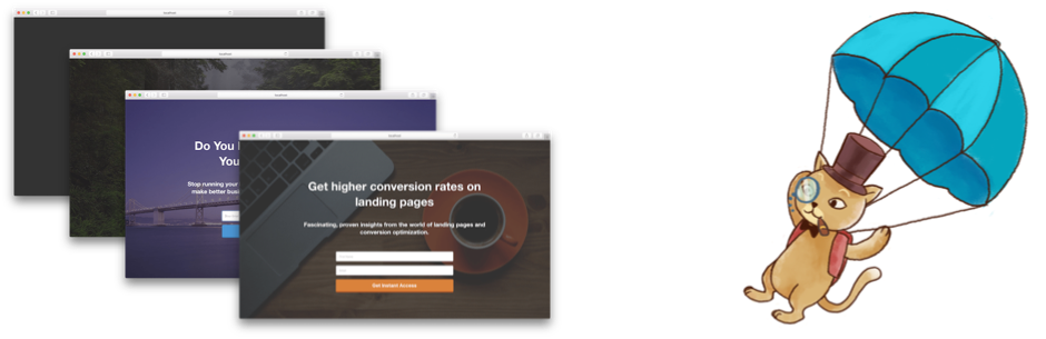 Landing Page Cat – Coming Soon & Maintenance Pages