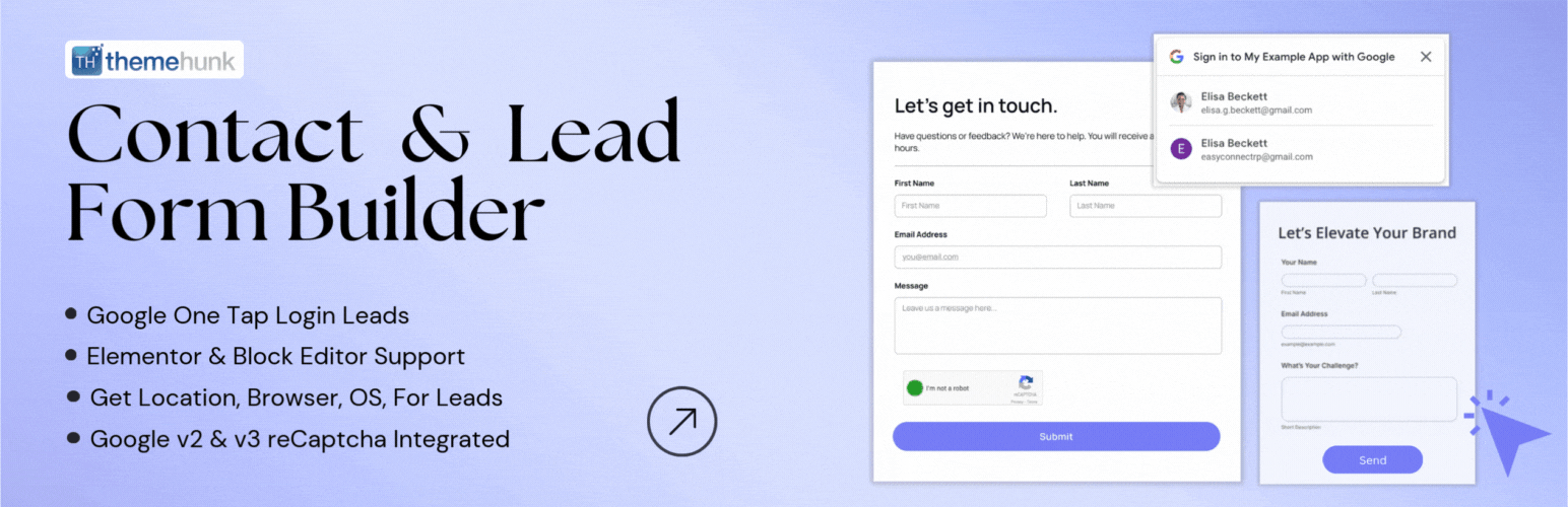 Lead Form Builder & Contact Form