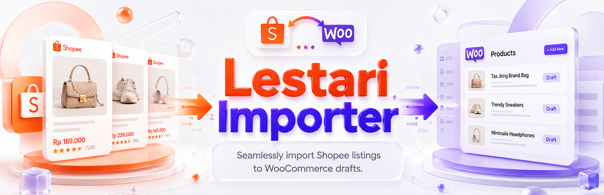 Lestari Importer for Woo with Shopee
