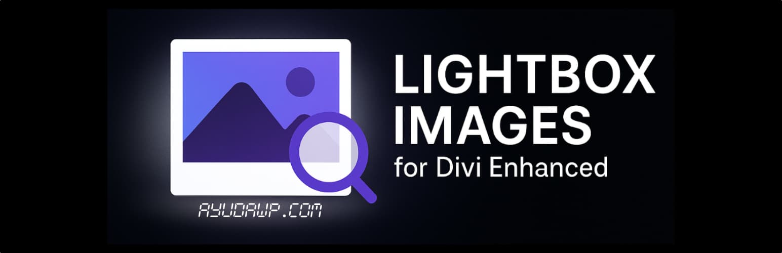 Lightbox Images for Divi Enhanced