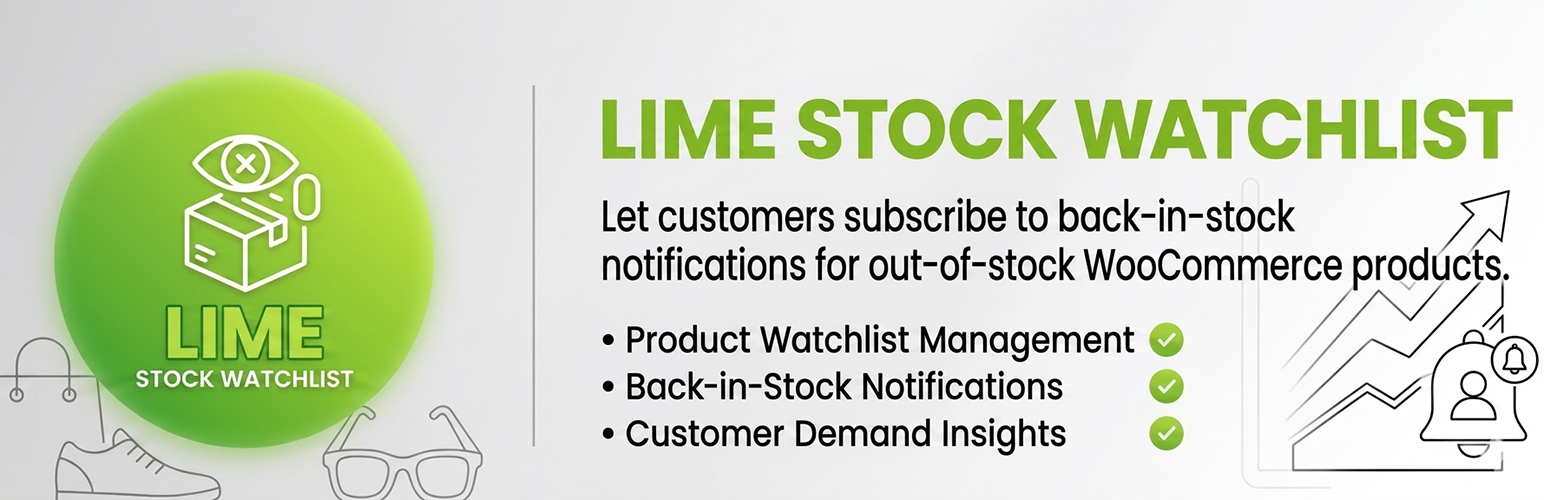 Lime Stock Watchlist for WooCommerce