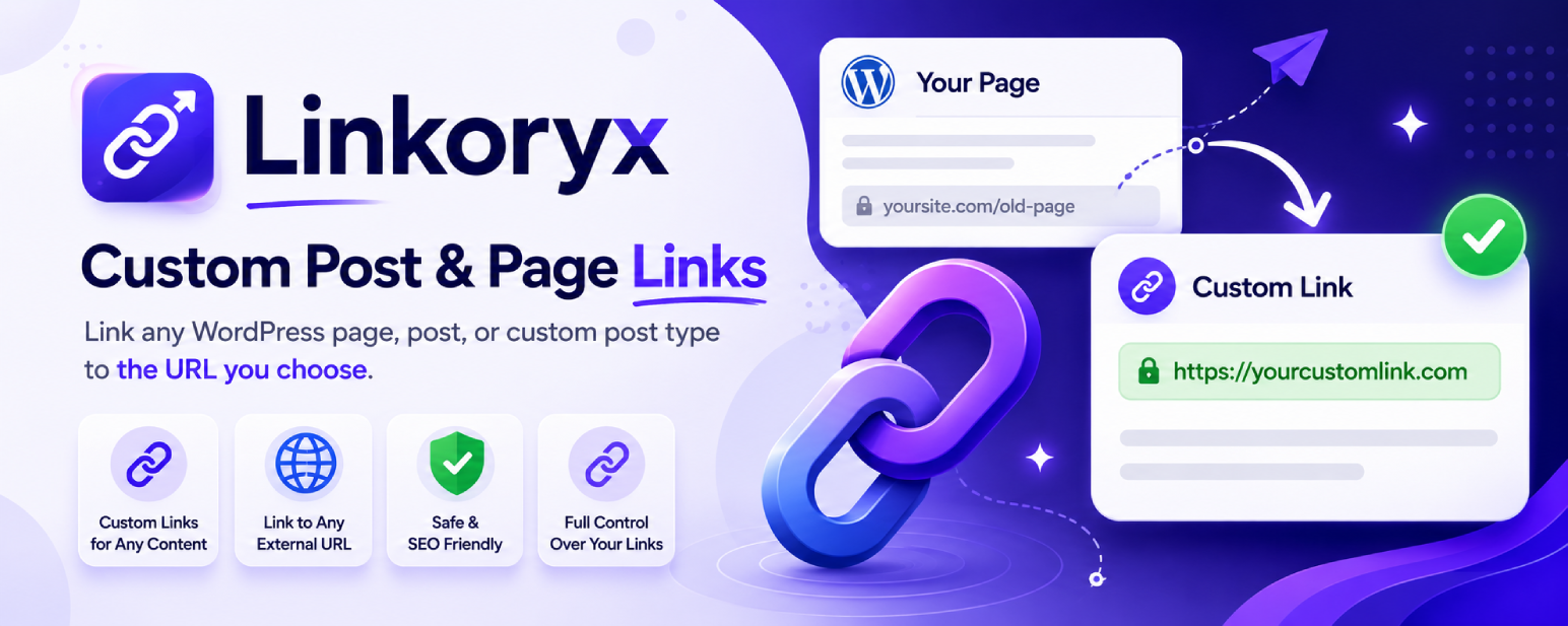 Linkoryx – Custom Post & Page Links