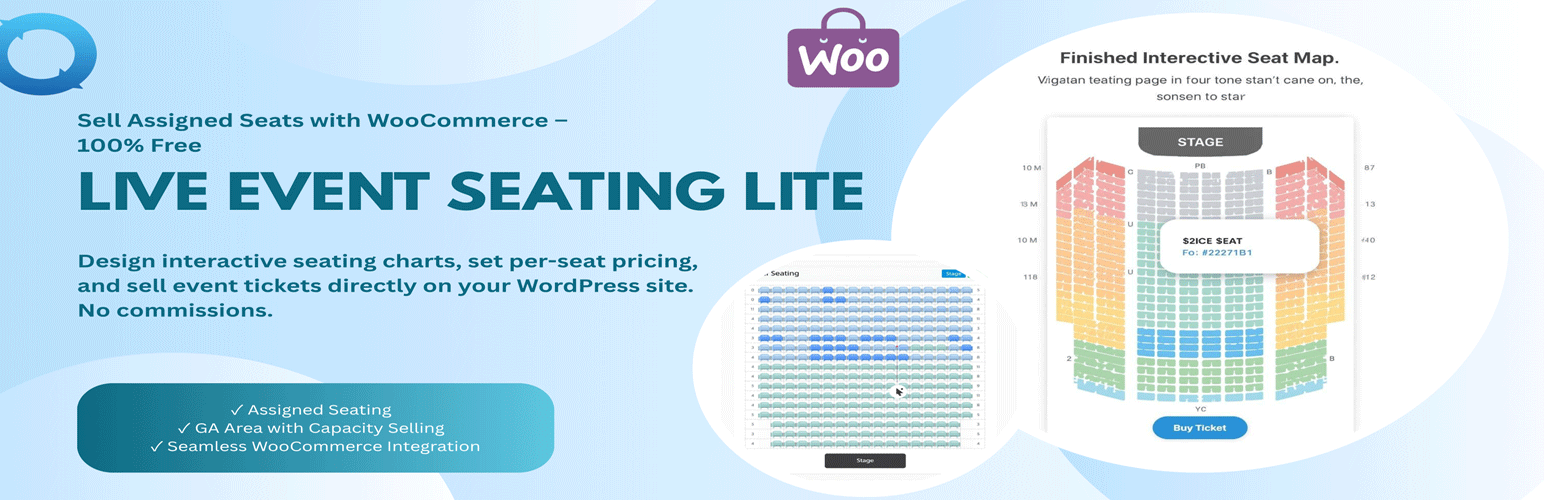 Live Event Seating Lite – Seating Chart, Floor Plan & Ticket Sales
