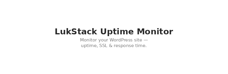 LukStack Uptime Monitor