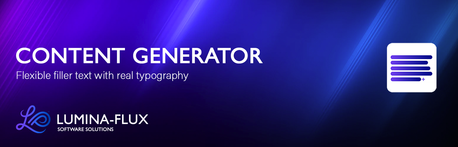 Lumina-Flux Content Generator