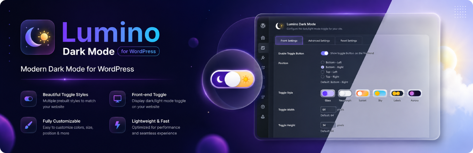 Lumino Dark Mode