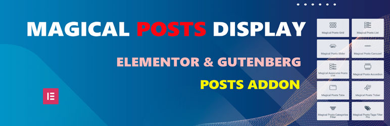 Magical Posts Display – Elementor Advanced Posts widgets
