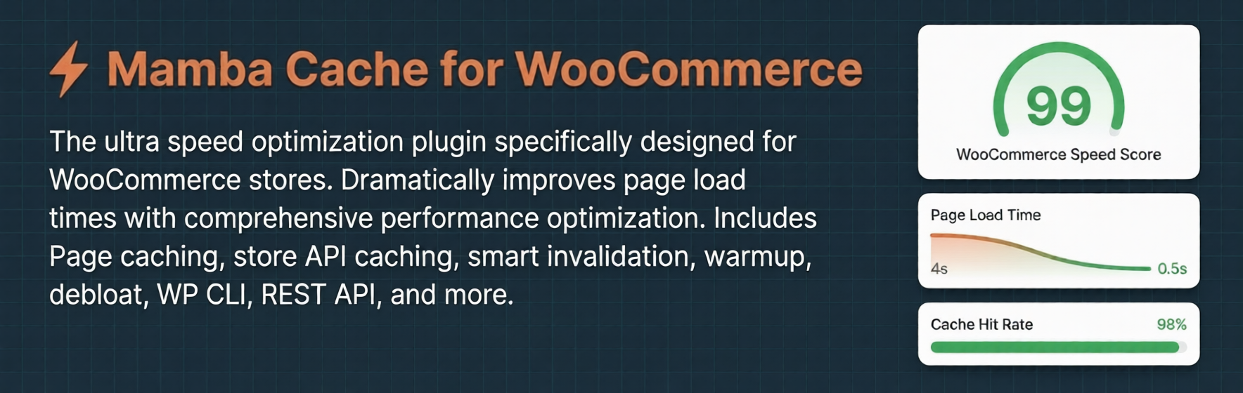 Mamba Cache for WooCommerce