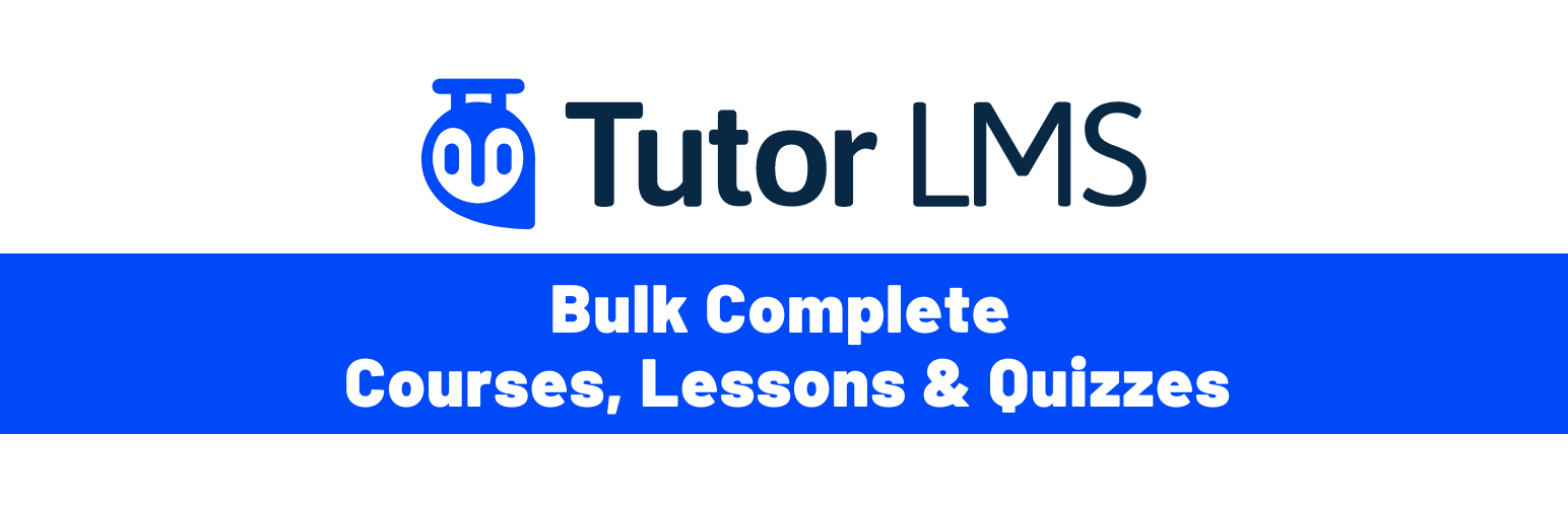 Manual Completions TutorLMS