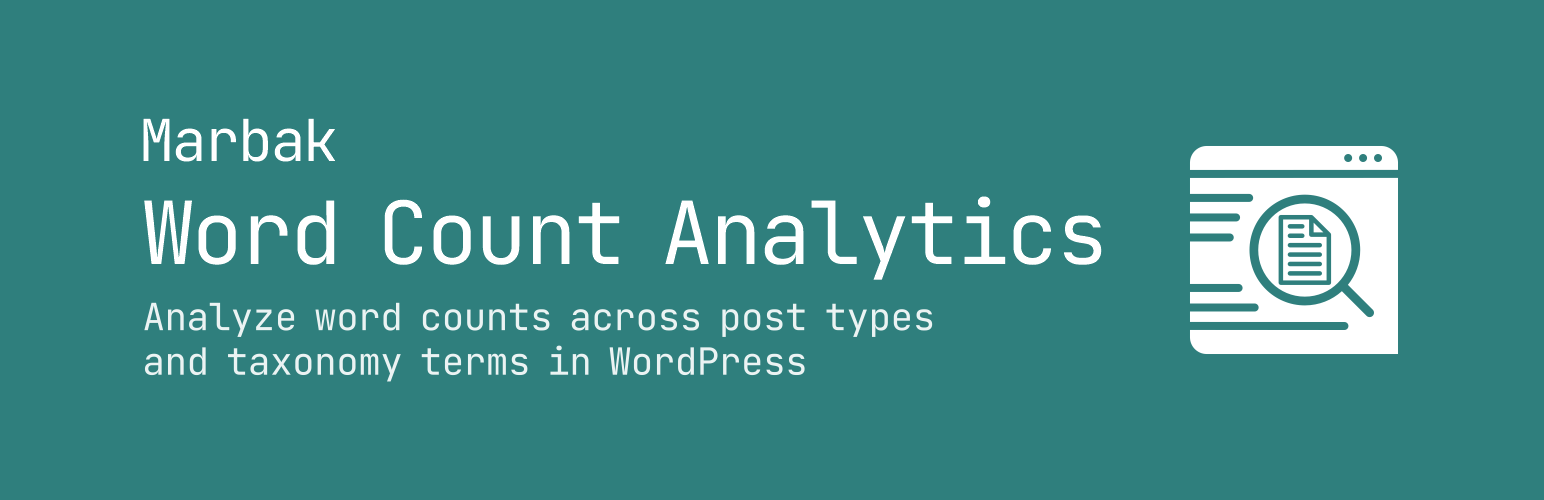 Marbak Word Count Analytics