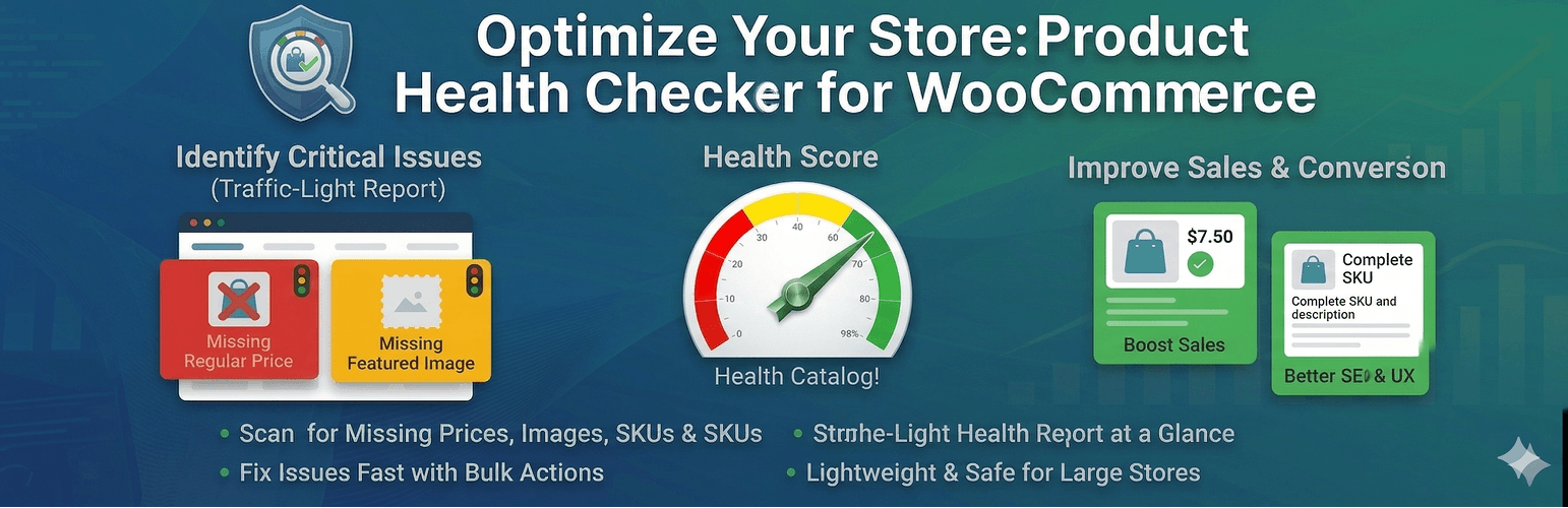 Melopo Product Health Checker for WooCommerce