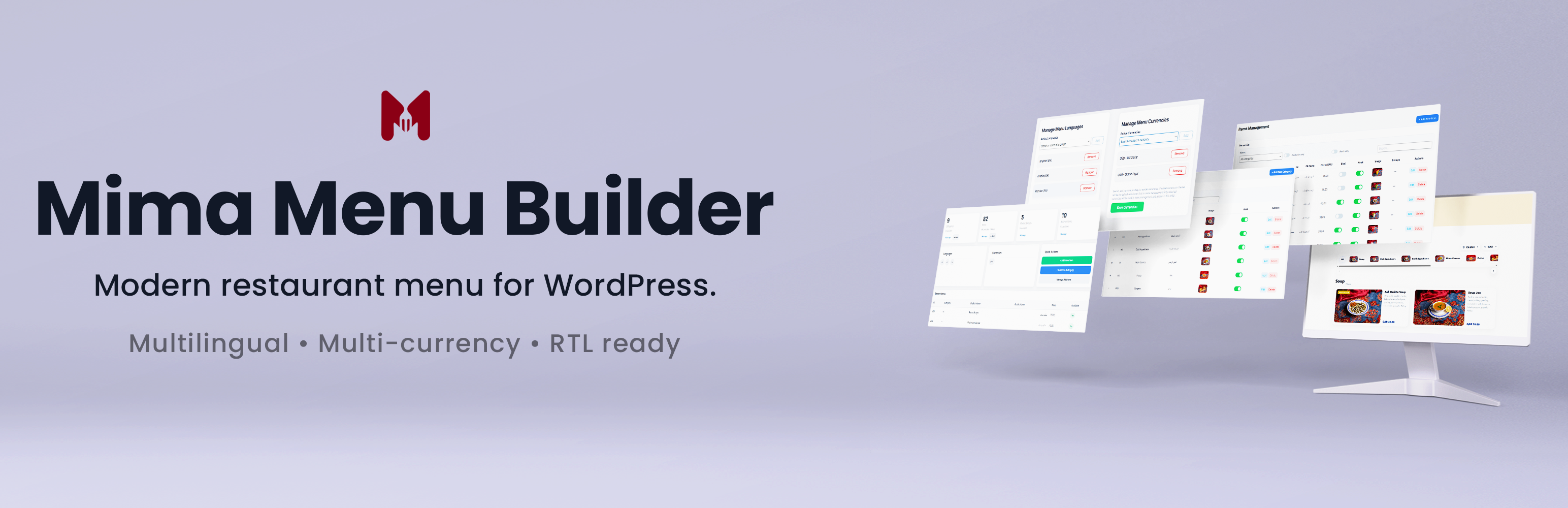 Mima Menu Builder