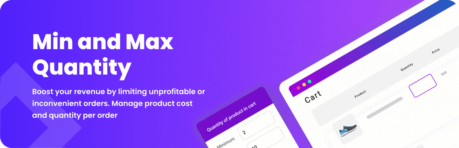 Min and Max Quantity for WooCommerce