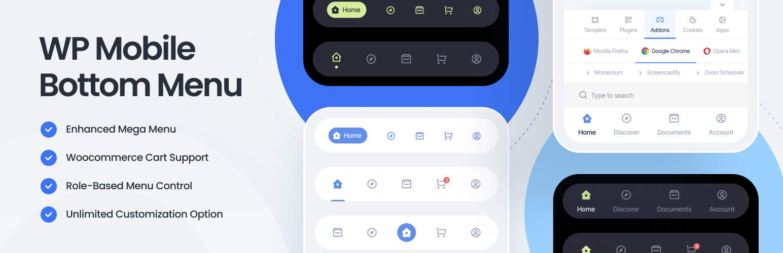 WP Mobile Bottom Menu
