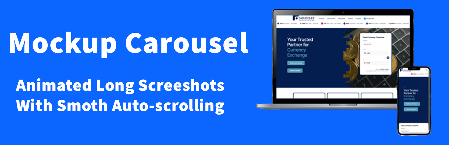 Mojarad Screenshot Mockup Carousel