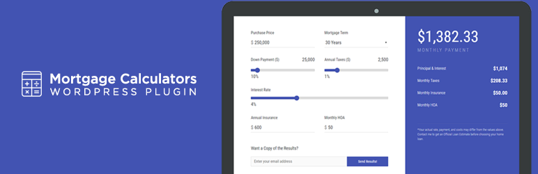Mortgage Calculators WP