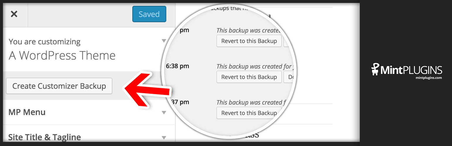 MP Customizer Backups