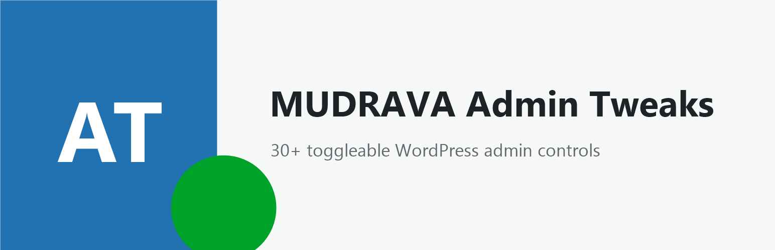 MUDRAVA Admin Tweaks