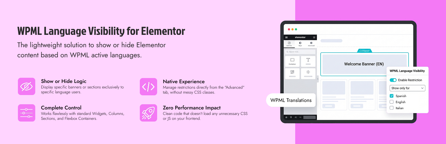 Multilingual Visibility for Elementor