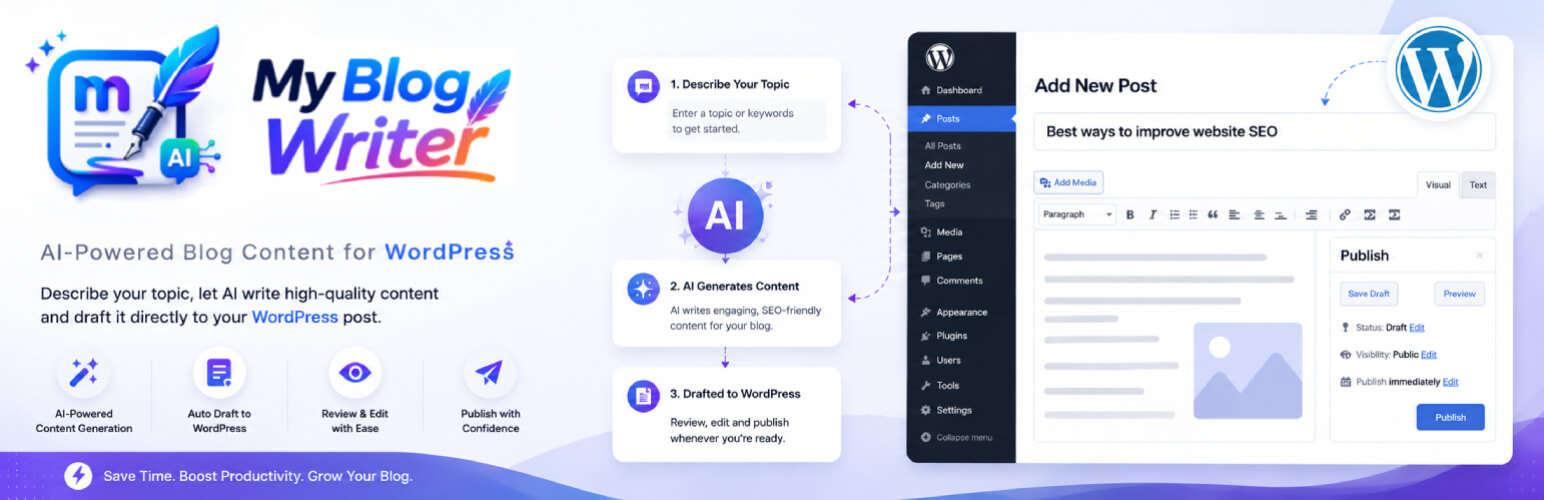 My Blog AI Writer – AI Blog Writer and Content Generator