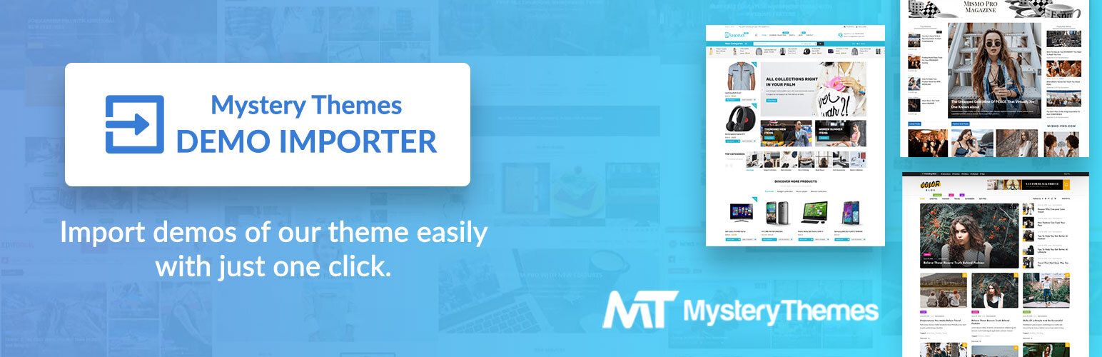Mystery Themes Demo Importer