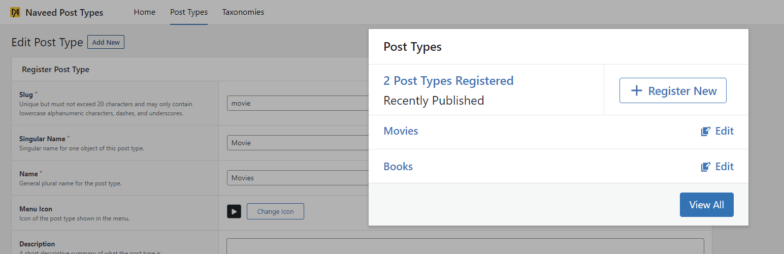 Naveed Post Types