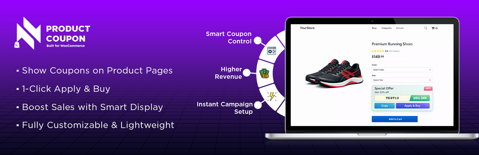 Coupon Designer for WooCommerce – Nexaura