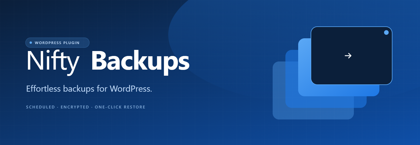 Nifty Backups – WordPress Backup & Restore