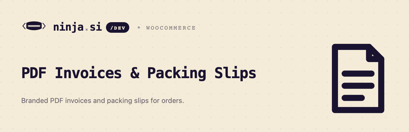 NINJA Docsmith for WooCommerce