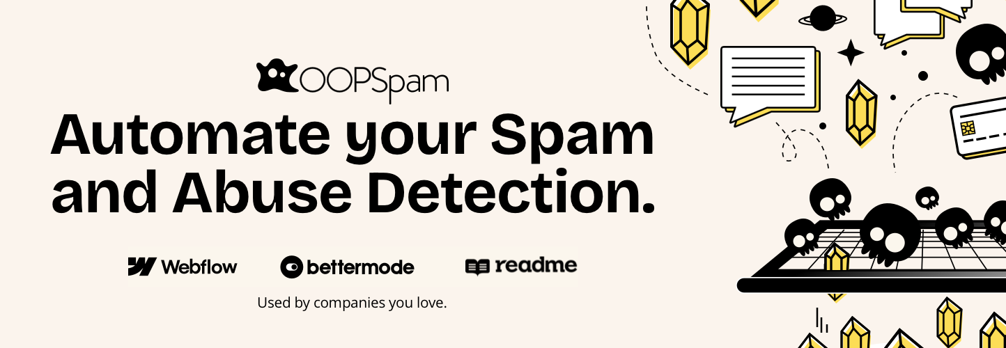 OOPSpam Anti-Spam: Spam Protection for WordPress Forms & Comments (No CAPTCHA)