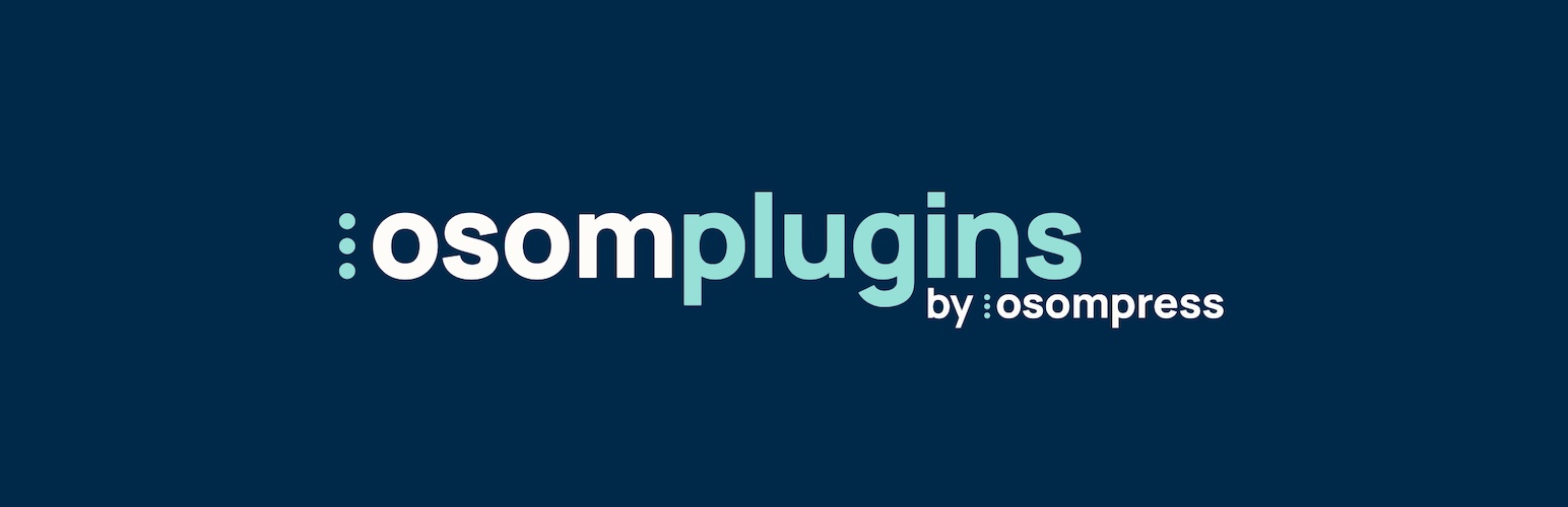 Osom Login Page Customizer