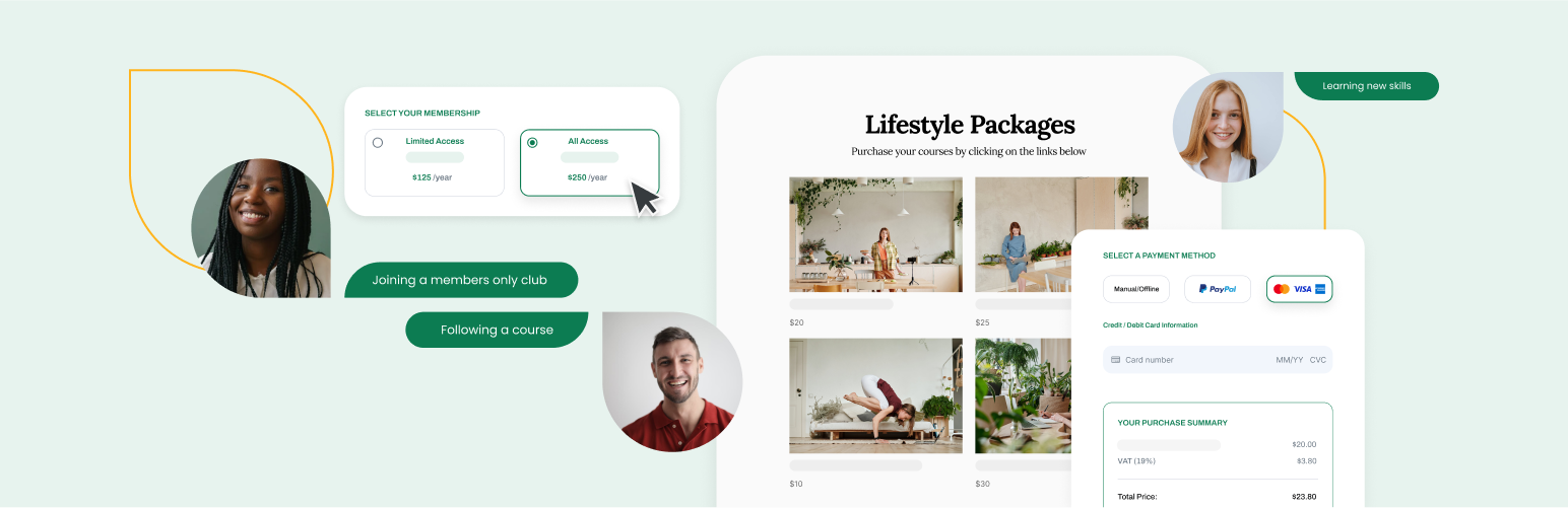 Paid Membership Subscriptions – Effortless Memberships, Recurring Payments & Content Restriction
