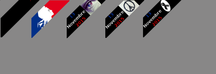 Paris Attacks Ribbon MC