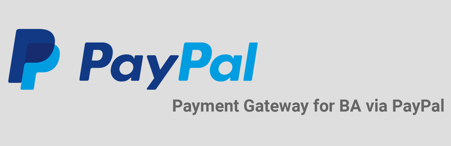 Payment Gateway for BA via PayPal