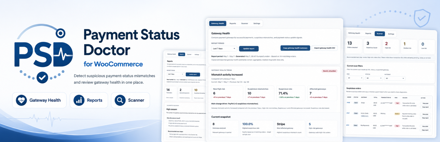 Payment Status Doctor for WooCommerce