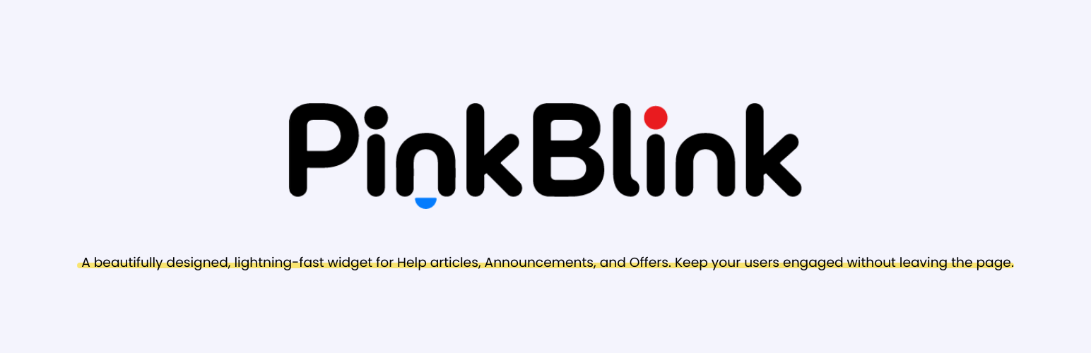 PingBlink – Floating Knowledge Base, Announcements & Offers Widget