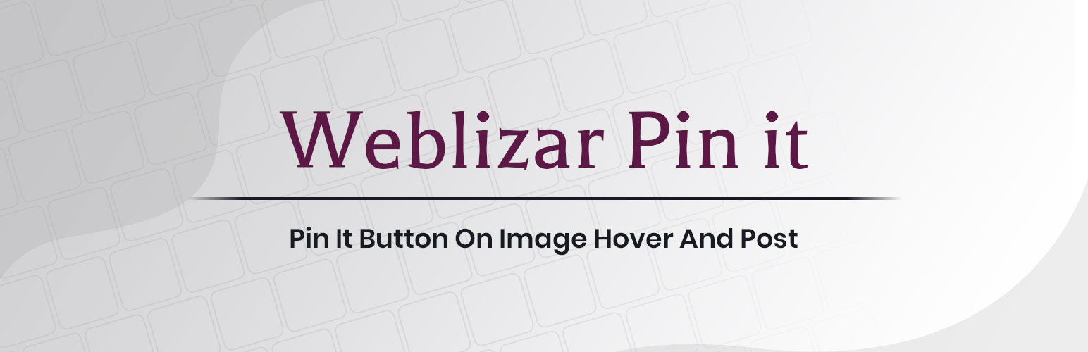 Weblizar Pin It Button On Image Hover And Post