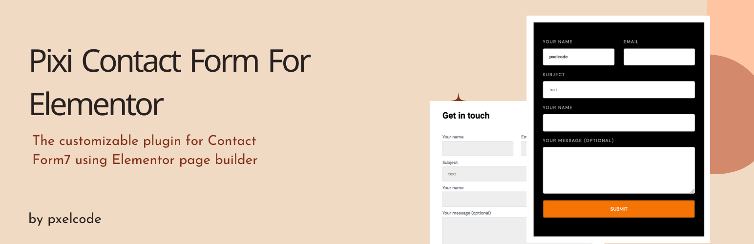 Pixi Contact Form For Elementor