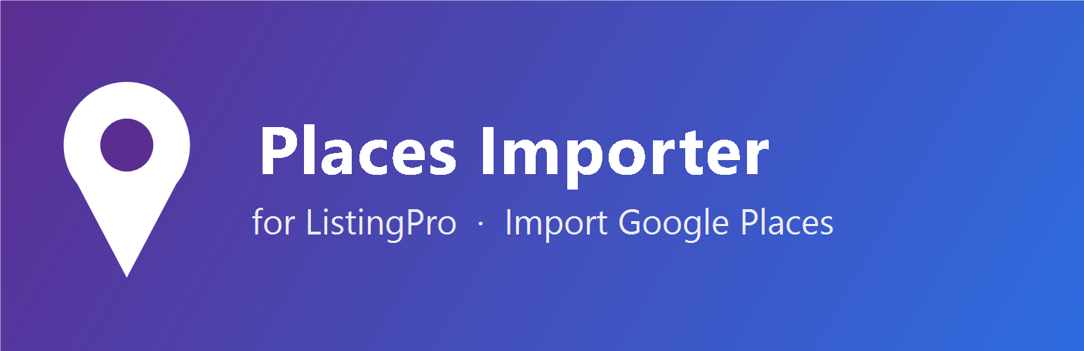 Places Importer for ListingPro