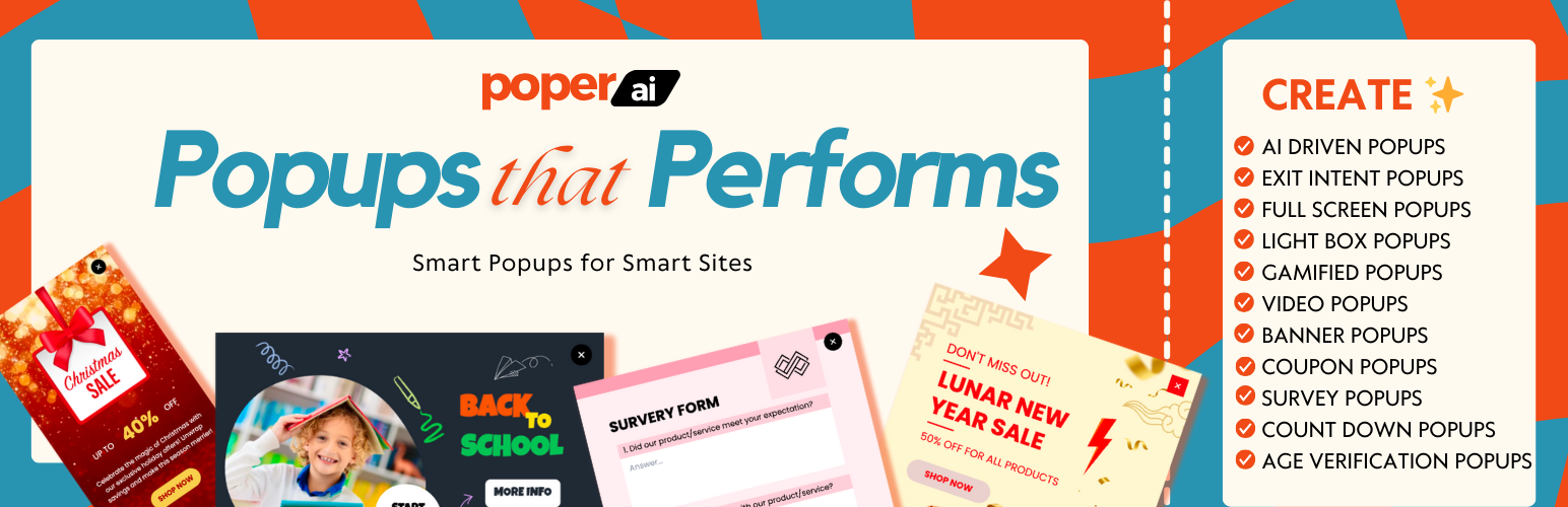 Popup and Widget Builder: Lead Capture, Exit Intent, Forms, Quizzes, Gamification