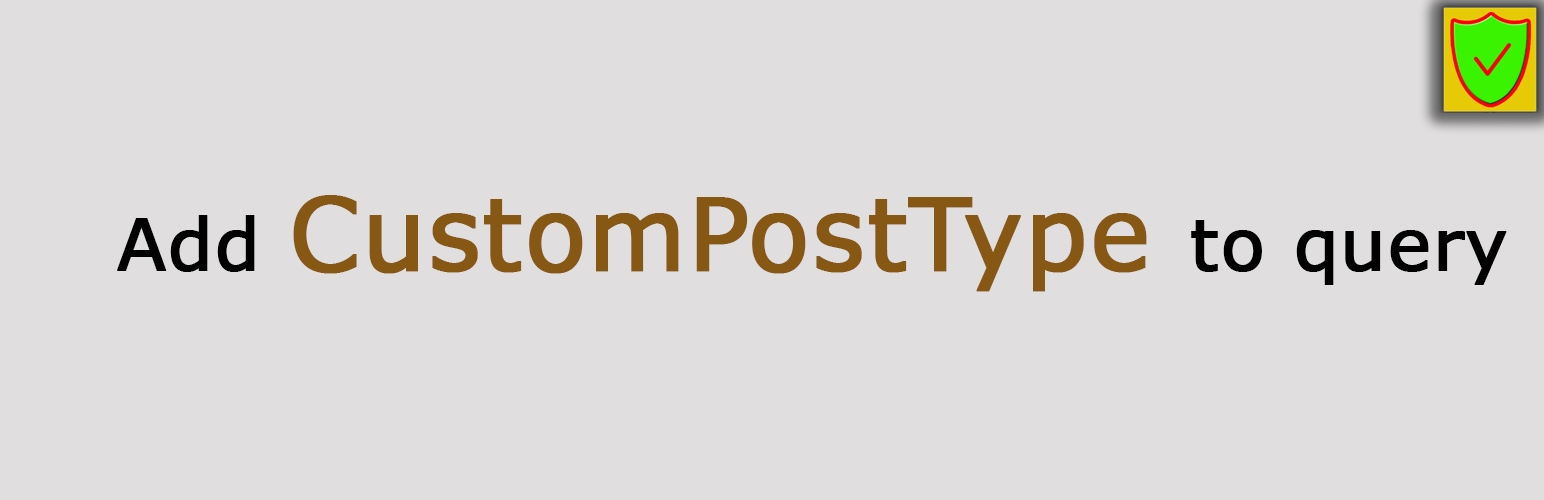 Add Custom Post Type into Post Query