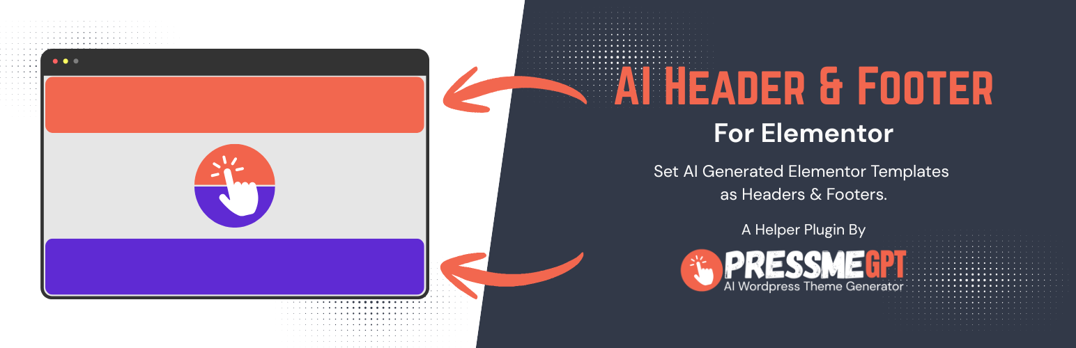 PressMeGPT – Header & Footer for Elementor