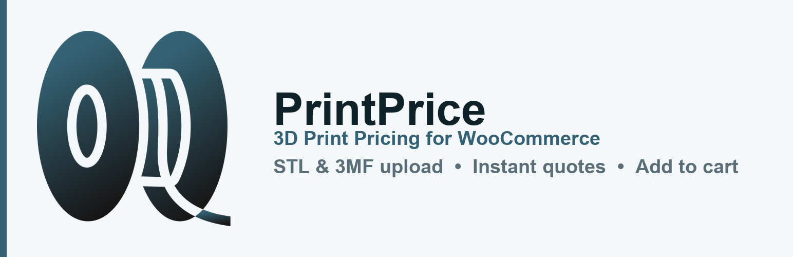 PrintPrice — STL & 3MF Price Calculator for WooCommerce