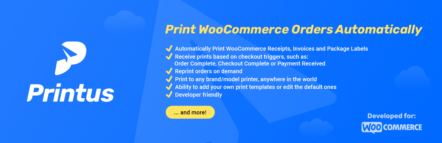 Printus – Automatic Cloud Printing for WooCommerce