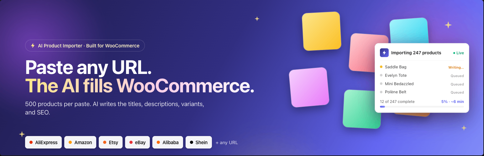 Product Upload: AI Product Importer for WooCommerce