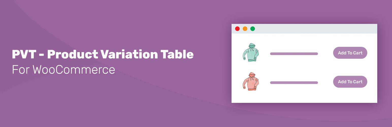 PVT – Product Variation Table for WooCommerce