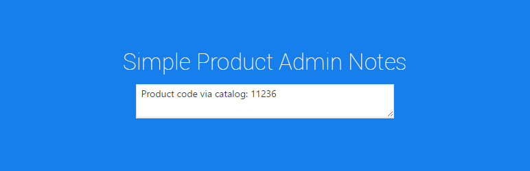 Product Admin Notes Simple