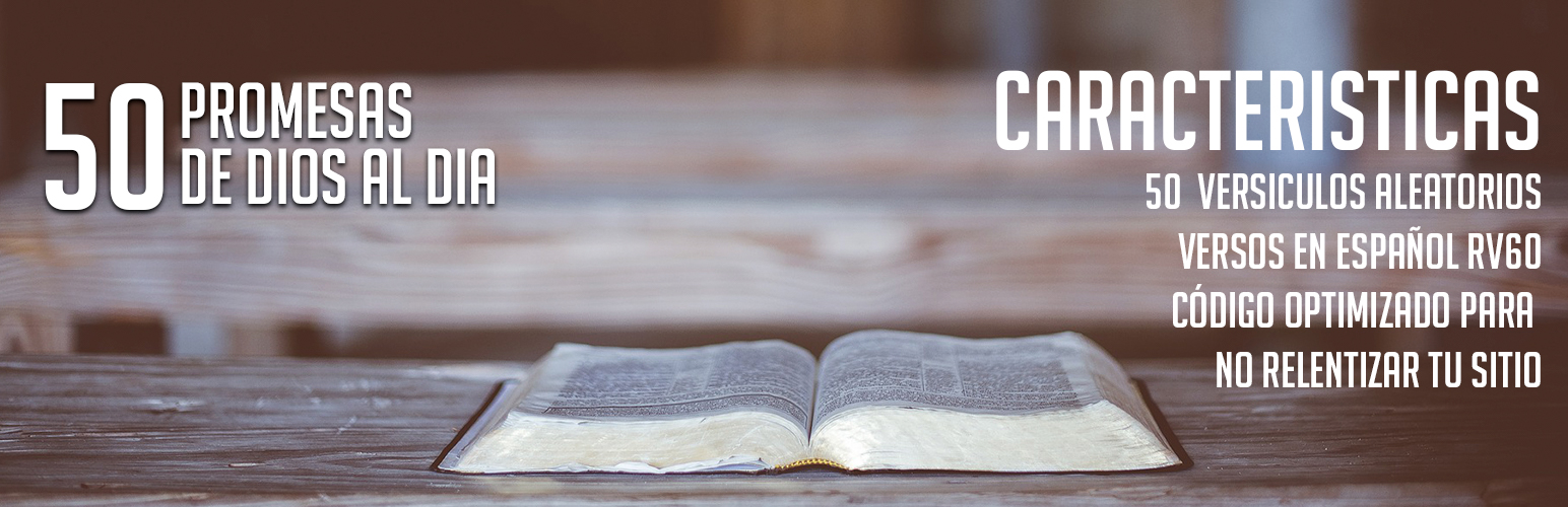 50 Promesas Biblicas