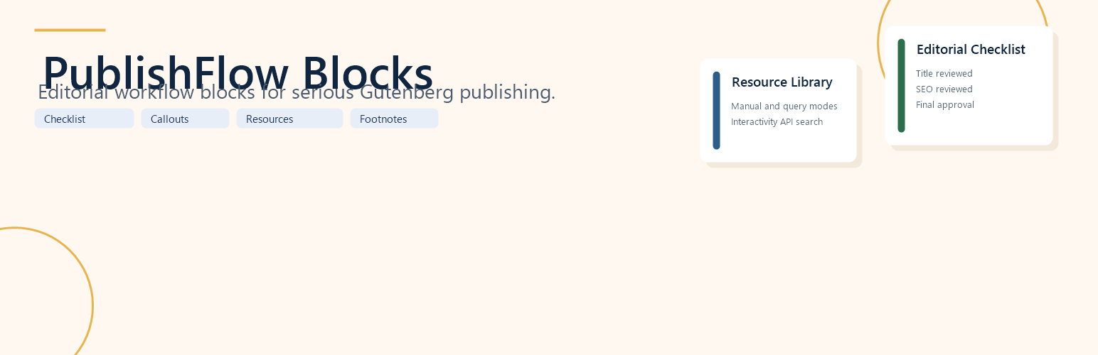PublishFlow Blocks